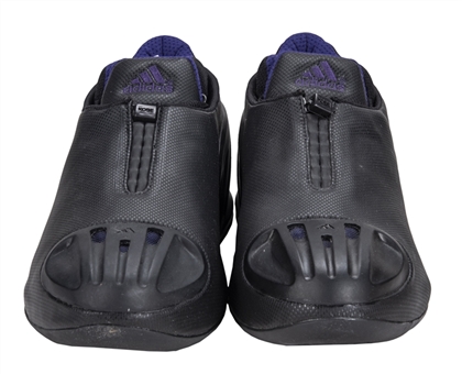 Adidas "Kobe III" Black Colored Factory Unreleased Style Wear Test Sample Pair of Sneakers - March 20, 2002